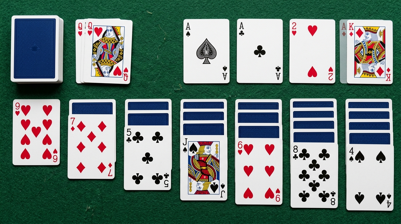 Solitaire history illustration for Free Solitaire Online