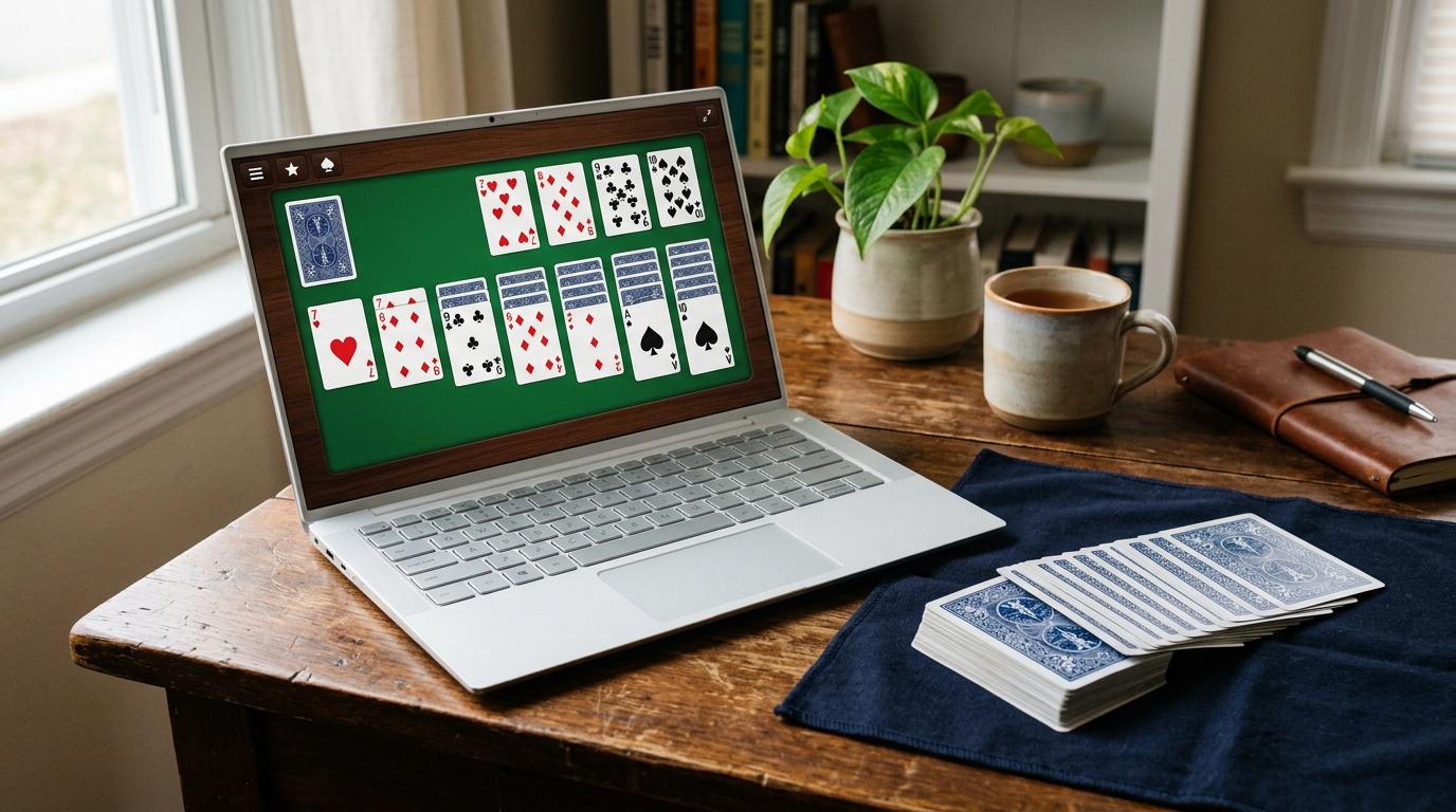 solitaire beginner strategy illustration for Free Solitaire Online